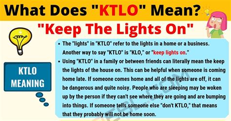 ktlo acronym